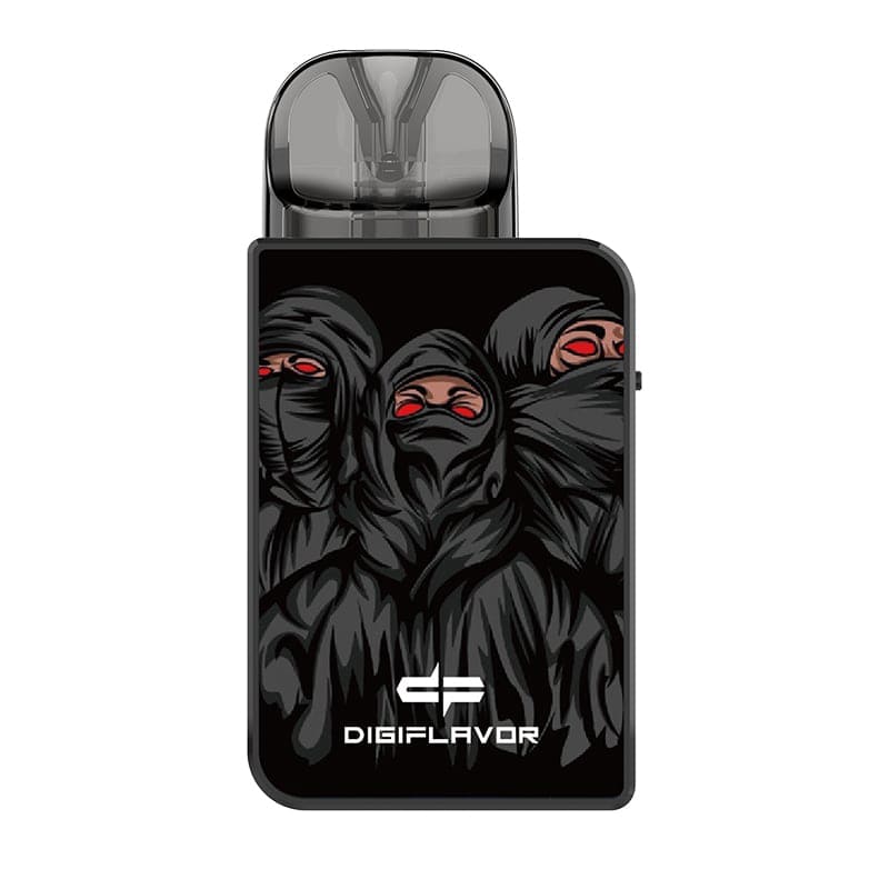 GEEKVAPE X DIGIFLAVOR Digi U - Kit E-Cigarette 20W 1000mAh-Ninja Dark-VAPEVO