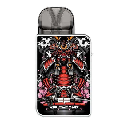 GEEKVAPE X DIGIFLAVOR Digi U - Kit E-Cigarette 20W 1000mAh-Samurai Silver-VAPEVO