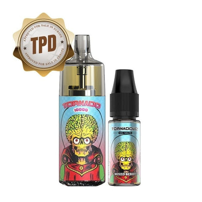 GOBAR Tornado 10000 - Pack Pod Jetable 10000 Puffs 10ml-10 mg-Mixed Berry-VAPEVO