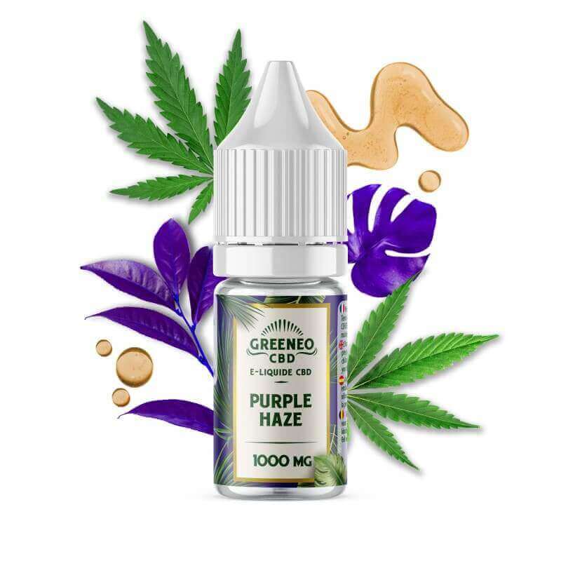 GREENEO Purple Haze - E-liquide CBD 10ml-100 mg-VAPEVO