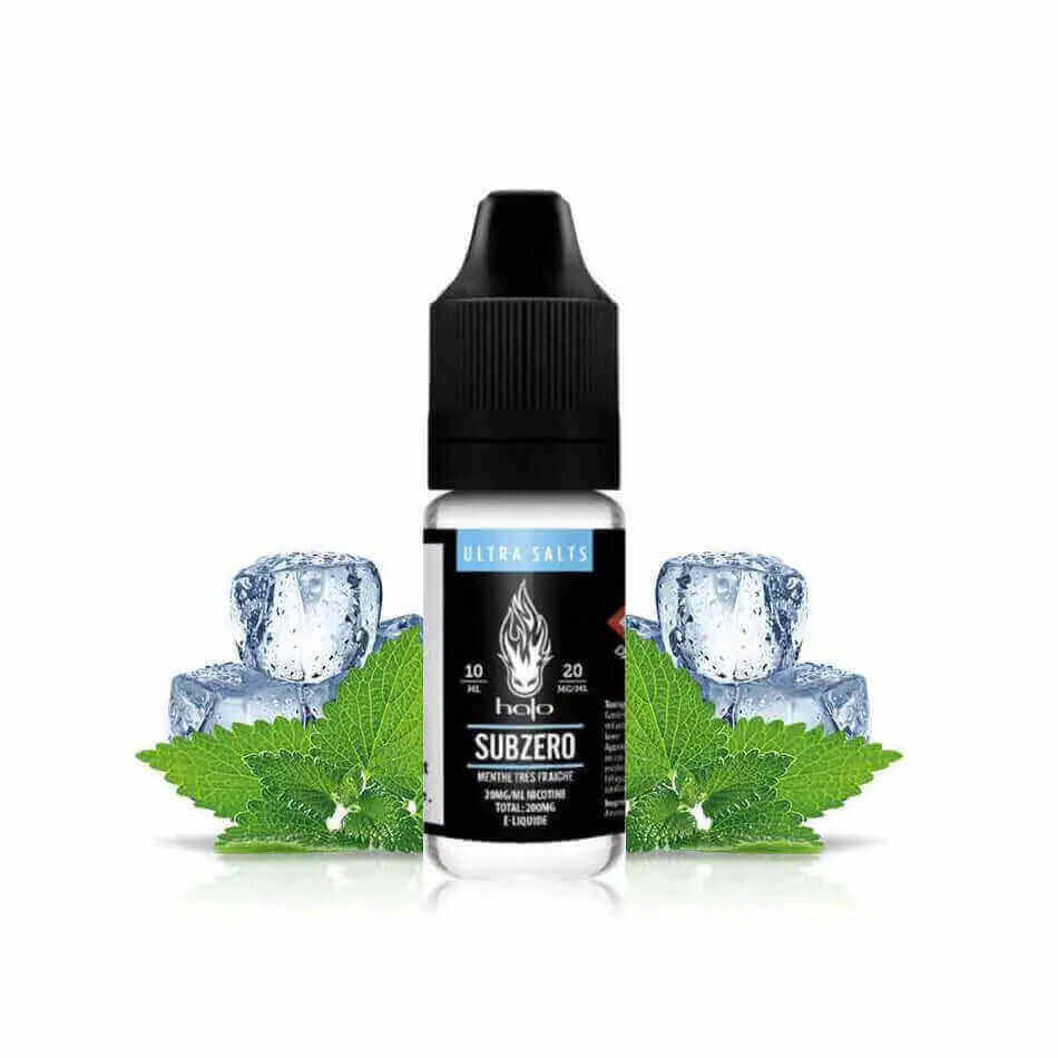 HALO Ultra Salts Subzero - Sel de nicotine 10ml-10 mg-VAPEVO