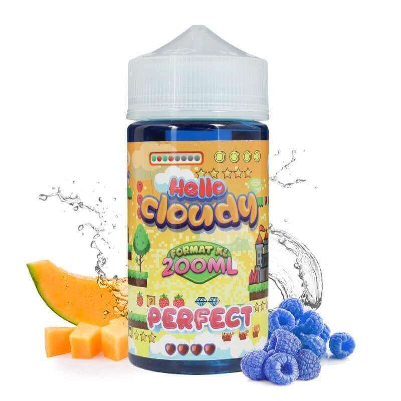 HELLO CLOUDY Perfect - E-liquide 200ml-0 mg-VAPEVO