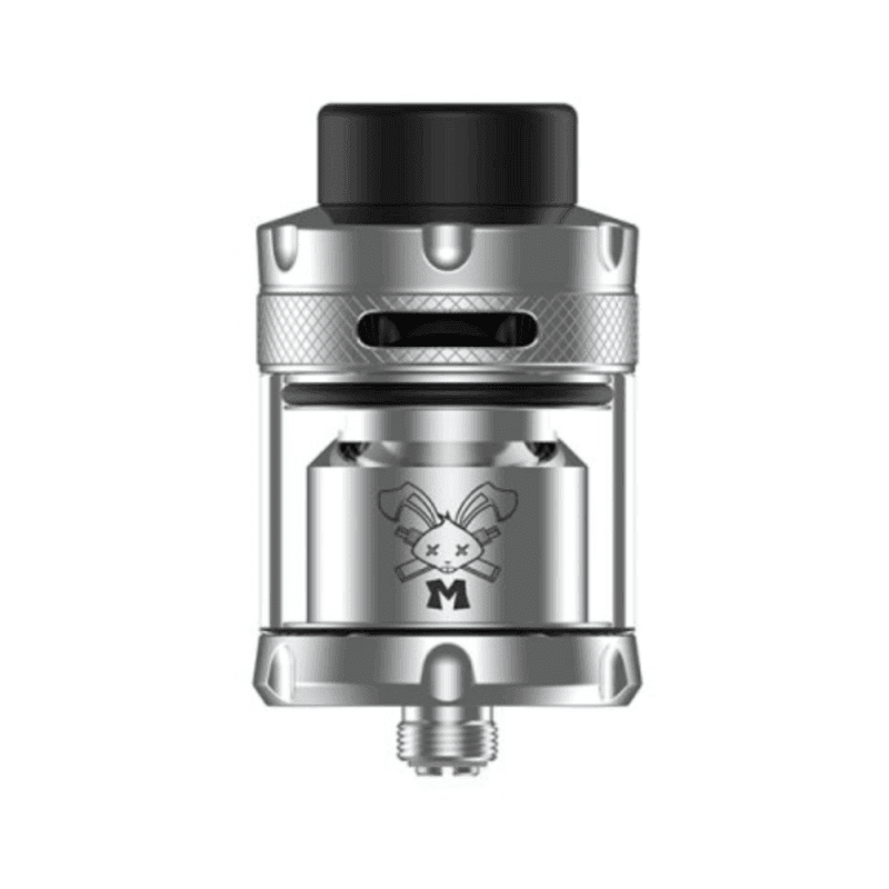 HELLVAPE Dead Rabbit M RTA - Atomiseur Reconstructible 25mm-Matte Stainless Steel-VAPEVO