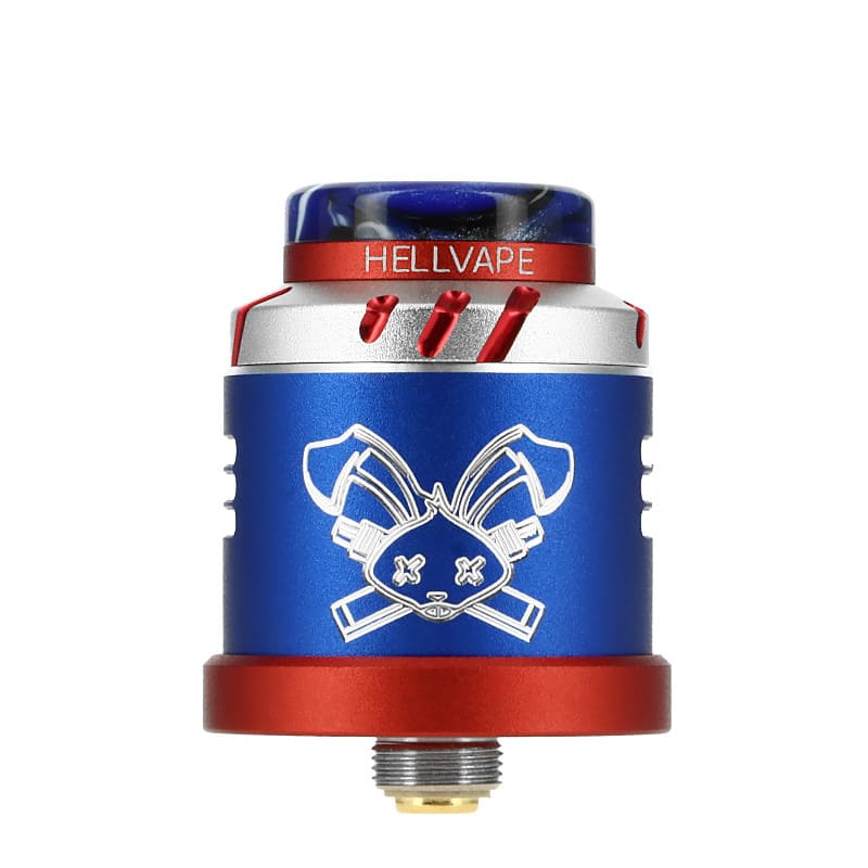 HELLVAPE Dead Rabbit Solo RDA - Atomiseur Reconstructible 22mm-6th Anniversary Blue Silver-VAPEVO