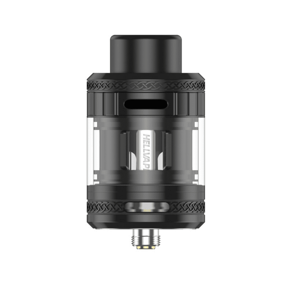 HELLVAPE Fat Rabbit Sub-Ohm Tank V2 - Clearomiseur 4/5ml 28mm-Matte Full Black-VAPEVO