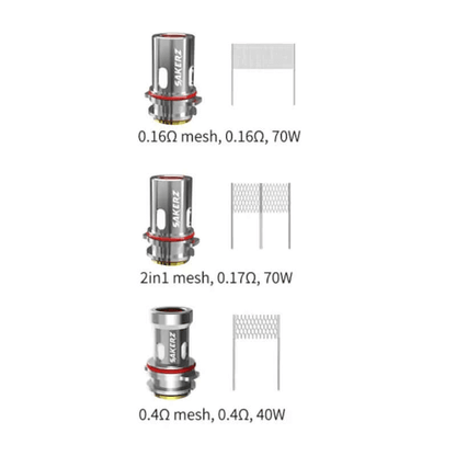 HORIZONTECH Sakerz - Pack de 3 Résistances-VAPEVO