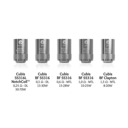 JOYETECH BF Cubis - Pack de 5 Résistances-BF 0.5 ohm-VAPEVO