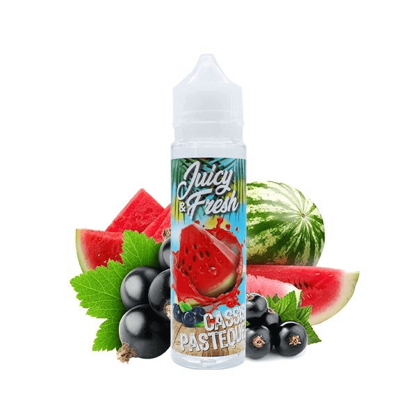 JUICY & FRESH Cassis Pastèque - E-liquide 50ml-0 mg-VAPEVO