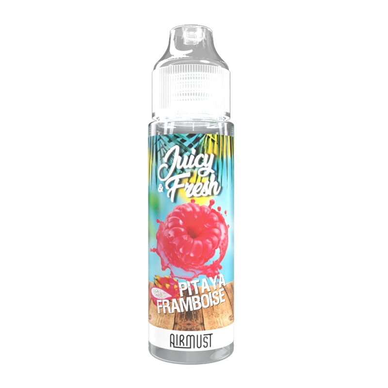 JUICY & FRESH Pitaya Framboise - E-liquide 60ml-0 mg-VAPEVO