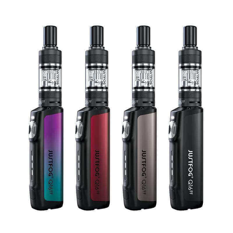 JUSTFOG Q16 FF - Kit E-Cigarette 13W 900mAh-Black-VAPEVO