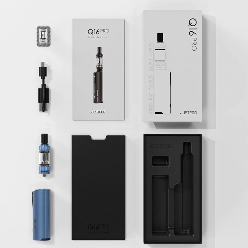 JUSTFOG Q16 Pro - Kit E-Cigarette 12W 900mAh-VAPEVO