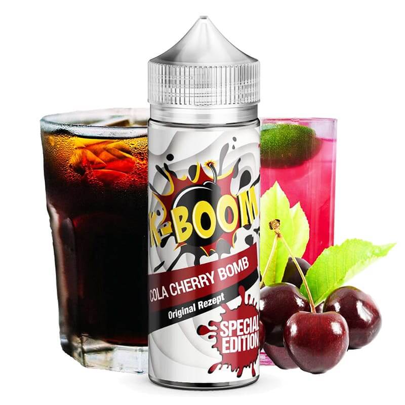 K-BOOM Special Edition - Cherry Cola Bomb - Arôme 10ml (+ Flacon 120ml)-VAPEVO