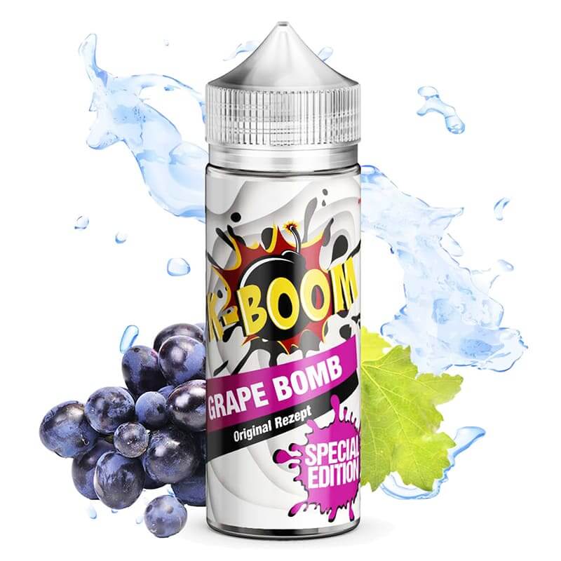 K-BOOM Special Edition - Grape Bomb - Arôme 10ml (+ Flacon 120ml)-VAPEVO