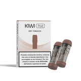 KIWI VAPOR - Pack de 2 Cartouches 1.8ml-20 mg-Dry Tobacco-VAPEVO
