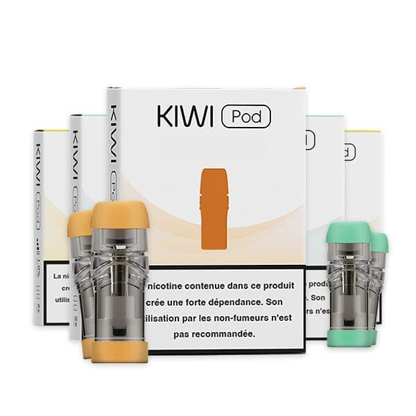 KIWI VAPOR - Pack de 2 Cartouches 1.8ml-VAPEVO