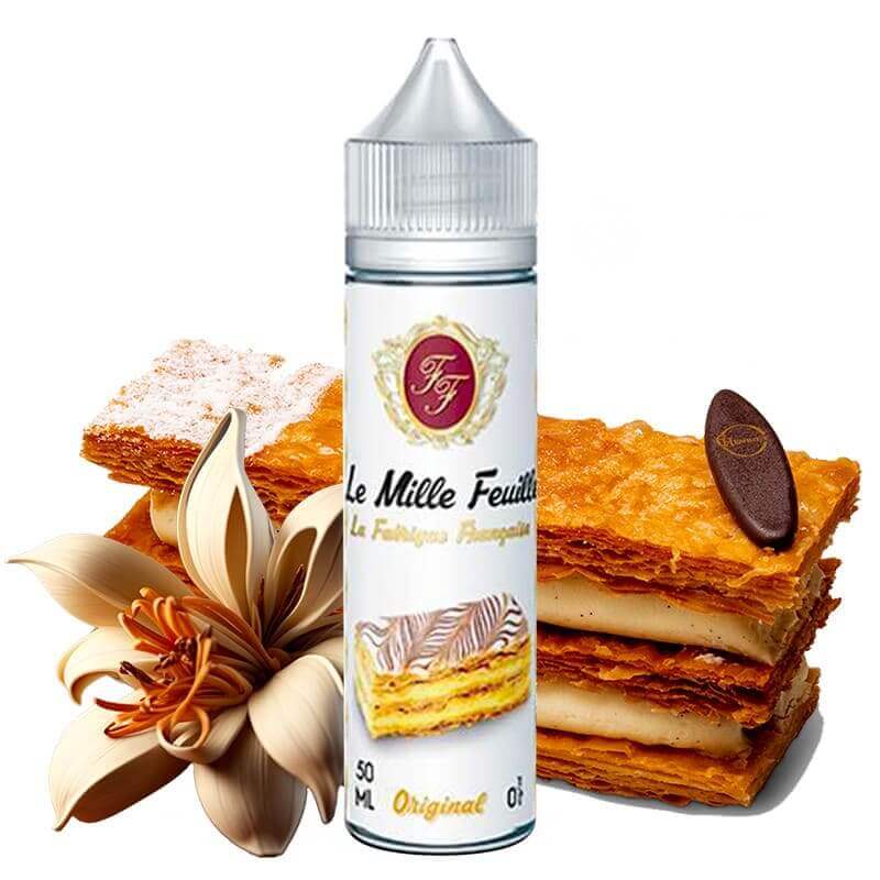 LA FABRIQUE FRANÇAISE Le Mille Feuille - E-liquide 50ml-0 mg-VAPEVO