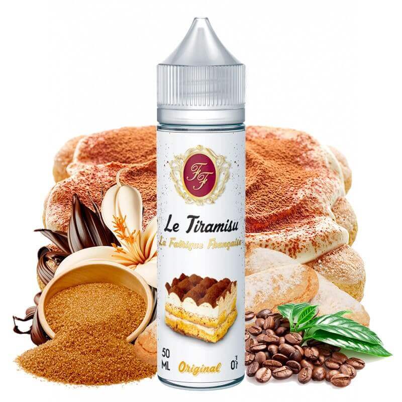 LA FABRIQUE FRANÇAISE Le Tiramisu - E-liquide 50ml-0 mg-VAPEVO