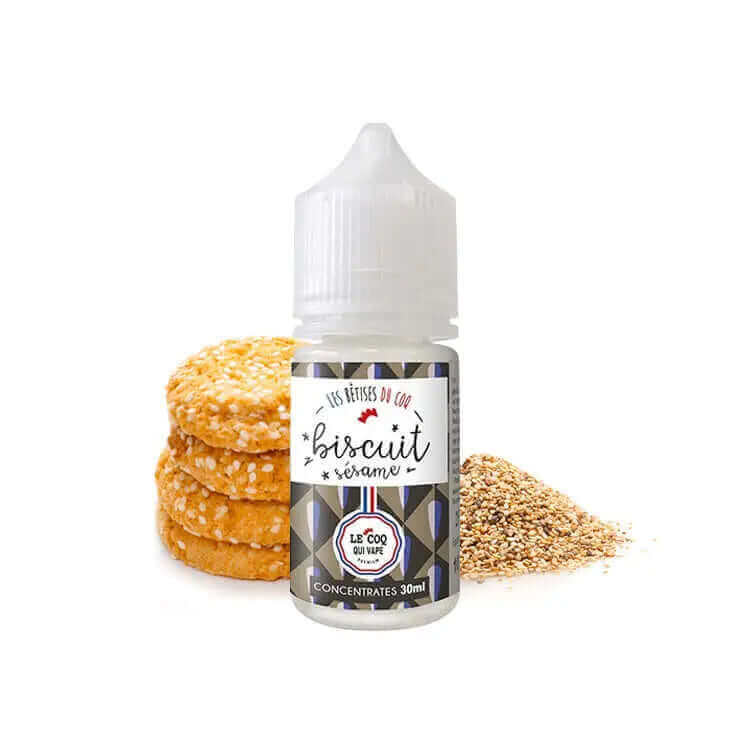 LE COQ QUI VAPE Arôme Concentré Biscuit Sésame 30ml-VAPEVO