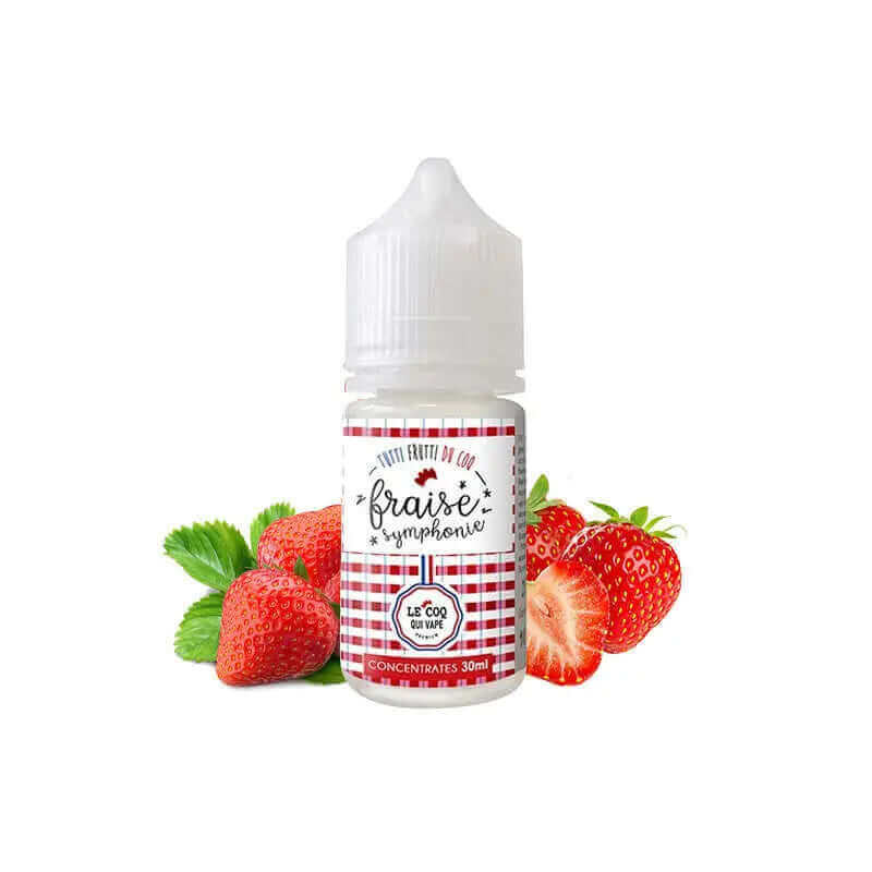 LE COQ QUI VAPE Arôme Concentré Fraise Symphonie 30ml-VAPEVO