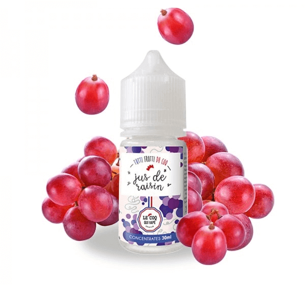 LE COQ QUI VAPE Arôme Concentré Jus de Raisin 30ml-VAPEVO