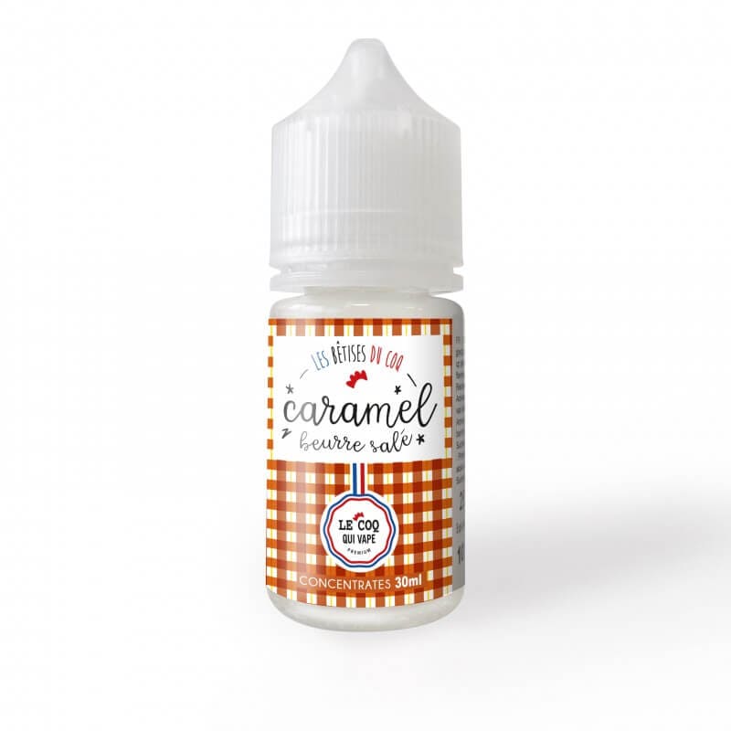 LE COQ QUI VAPE Caramel Beurre Salé - Arôme Concentré 30ml-VAPEVO