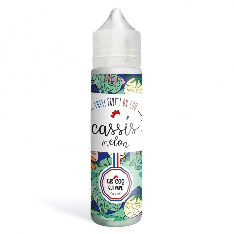 LE COQ QUI VAPE Cassis Melon - E-liquide 50ml-0 mg-VAPEVO