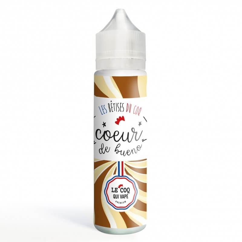 LE COQ QUI VAPE Coeur de Bueno - E-liquide 50ml-0 mg-VAPEVO