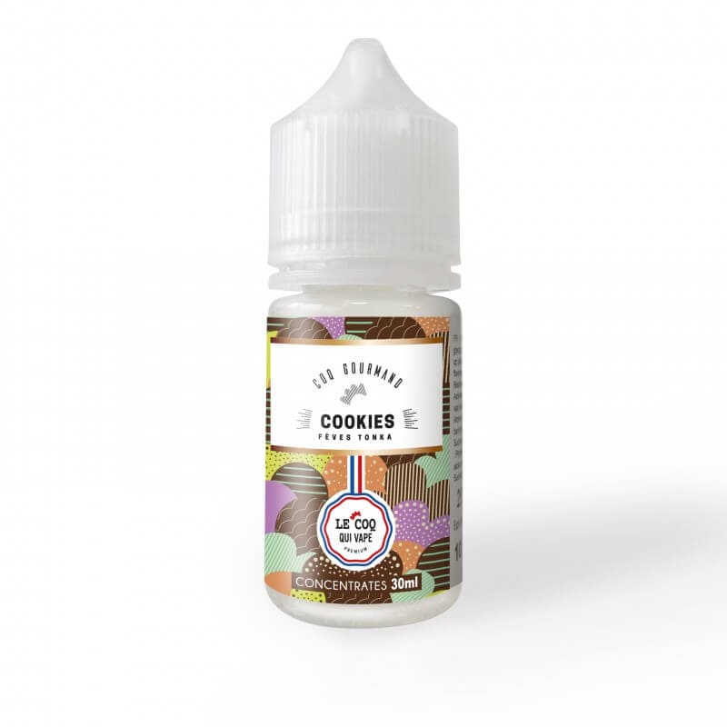 LE COQ QUI VAPE Cookies Fêves Tonka - Arôme Concentré 30ml-VAPEVO