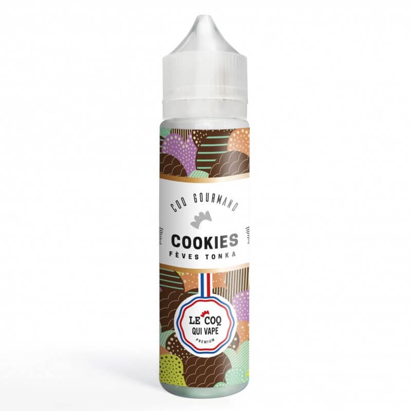 LE COQ QUI VAPE Cookies Fêves Tonka - E-liquide 50ml-0 mg-VAPEVO