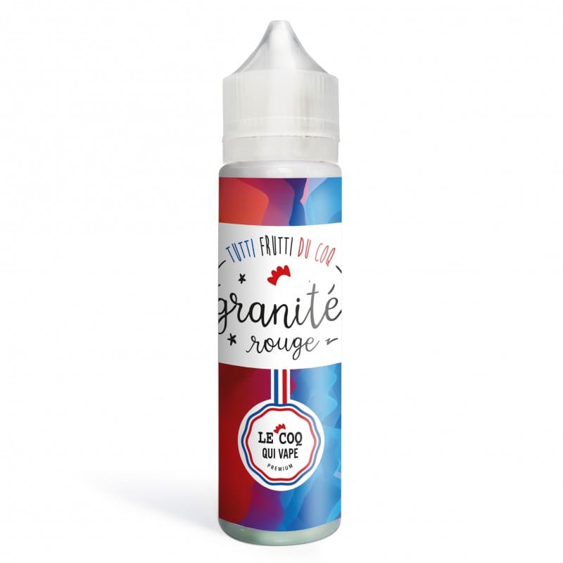 LE COQ QUI VAPE E-liquide Granité Rouge 50ml-0 mg-VAPEVO