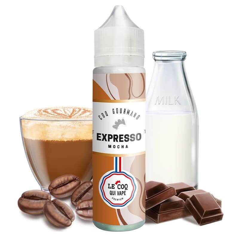 LE COQ QUI VAPE Expresso Mocha - E-liquide 50ml-0 mg-VAPEVO