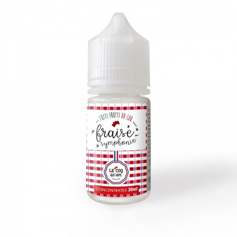 LE COQ QUI VAPE Fraise Symphonie - Arôme Concentré 30ml-VAPEVO