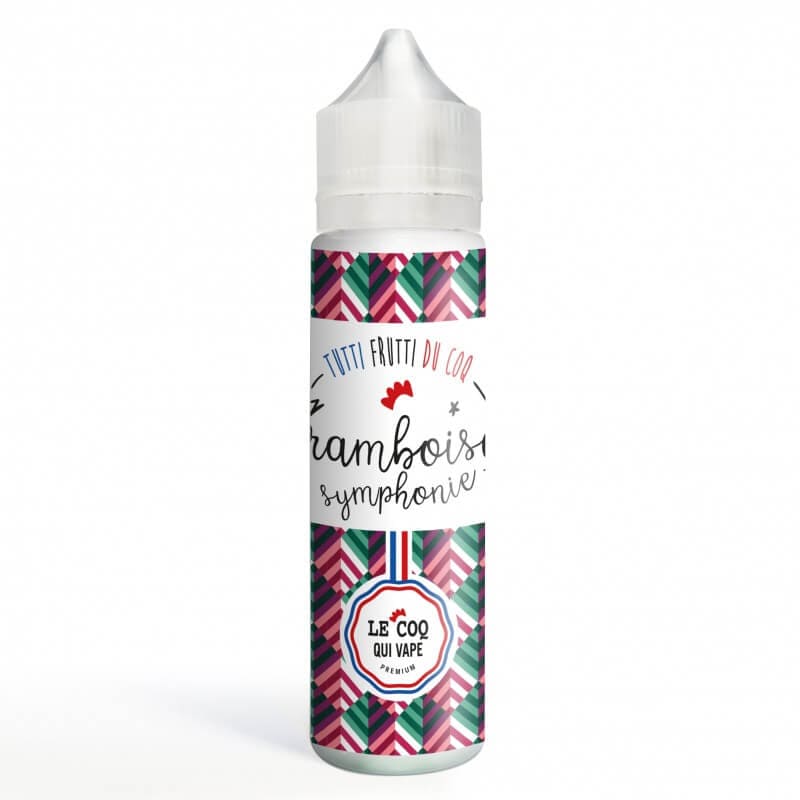 LE COQ QUI VAPE Framboise Symphonie - E-liquide 50ml-0 mg-VAPEVO