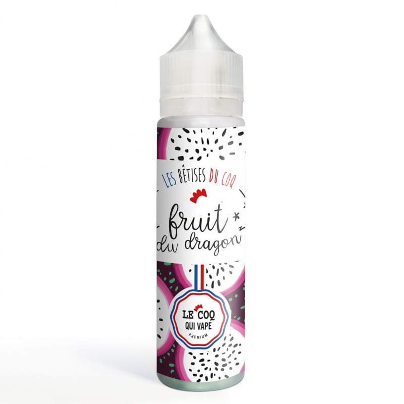 LE COQ QUI VAPE Fruit du Dragon - E-liquide 50ml-0 mg-VAPEVO