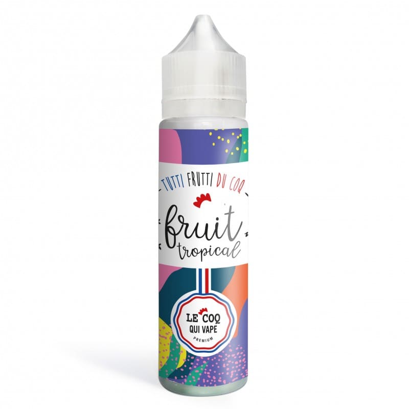 LE COQ QUI VAPE Fruit Tropical - E-liquide 50ml-0 mg-VAPEVO