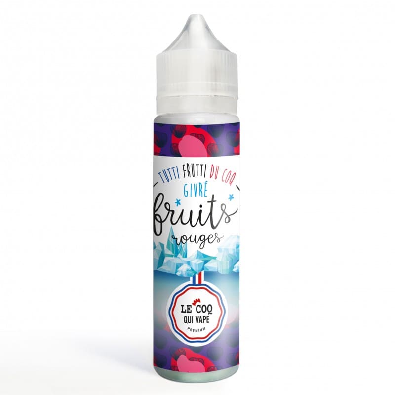 LE COQ QUI VAPE Fruits Rouges Givré - E-liquide 50ml-0 mg-VAPEVO