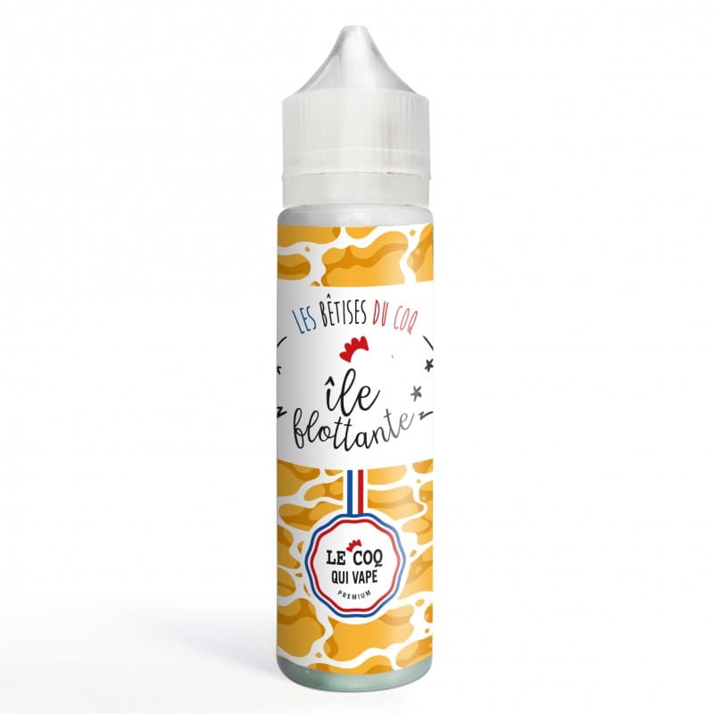 LE COQ QUI VAPE Ile Flottante - E-liquide 50ml-0 mg-VAPEVO