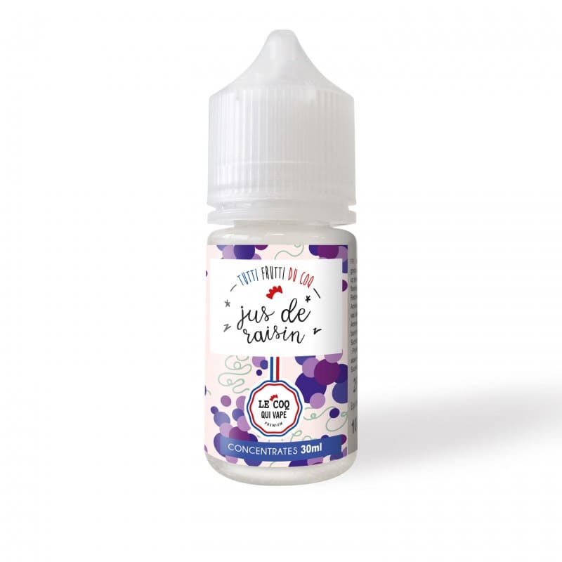 LE COQ QUI VAPE Jus de Raisin - Arôme Concentré 30ml-VAPEVO