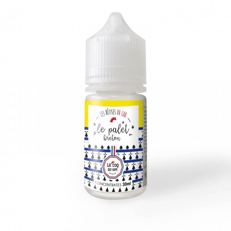 LE COQ QUI VAPE Le Palet Breton - Arôme Concentré 30ml-VAPEVO