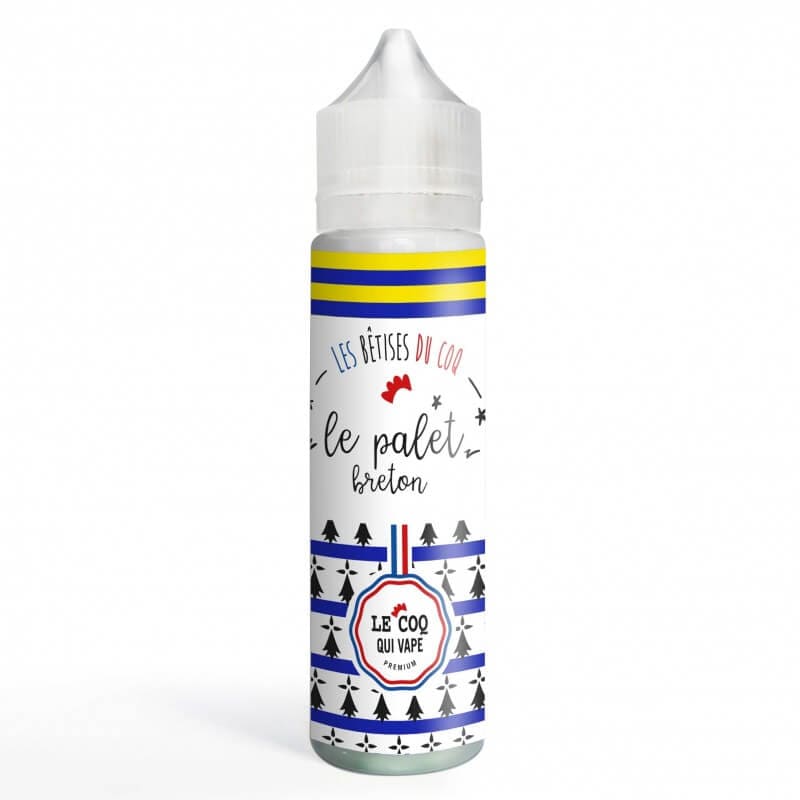 LE COQ QUI VAPE Le Palet Breton - E-liquide 50ml-0 mg-VAPEVO