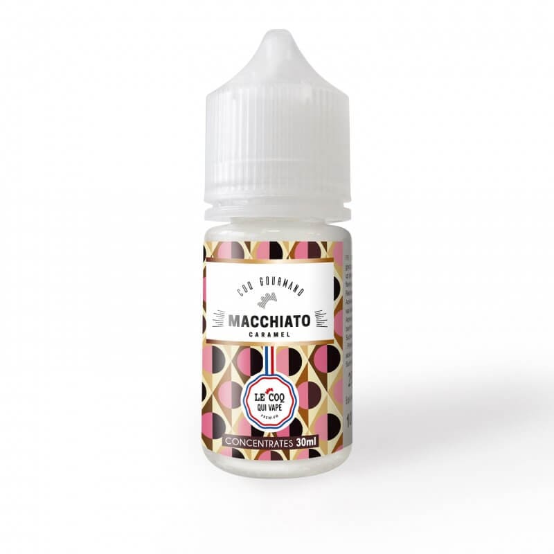 LE COQ QUI VAPE Macchiato Caramel - Arôme Concentré 30ml-VAPEVO