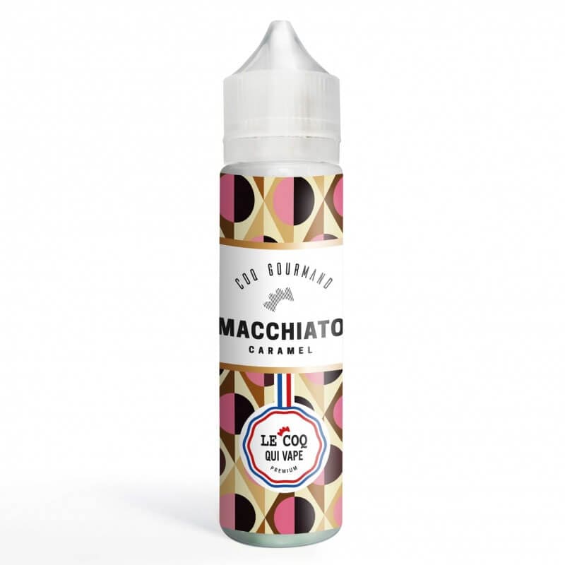 LE COQ QUI VAPE Macchiato Caramel - E-liquide 50ml-0 mg-VAPEVO