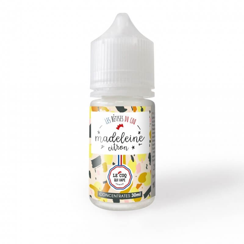 LE COQ QUI VAPE Madeleine Citron - Arôme Concentré 30ml-VAPEVO