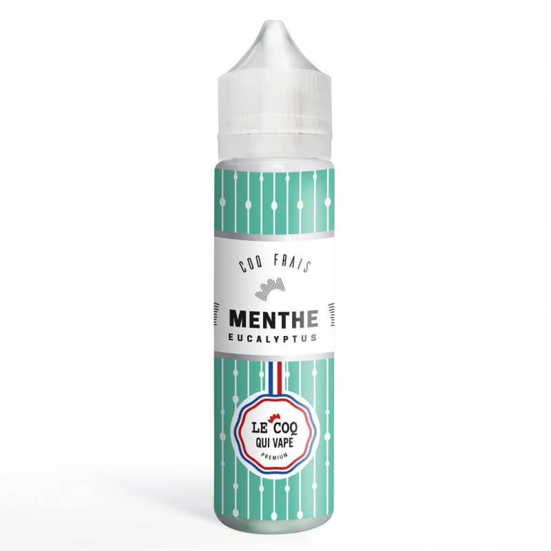 LE COQ QUI VAPE Menthe Eucalyptus - E-liquide 50ml-0 mg-VAPEVO