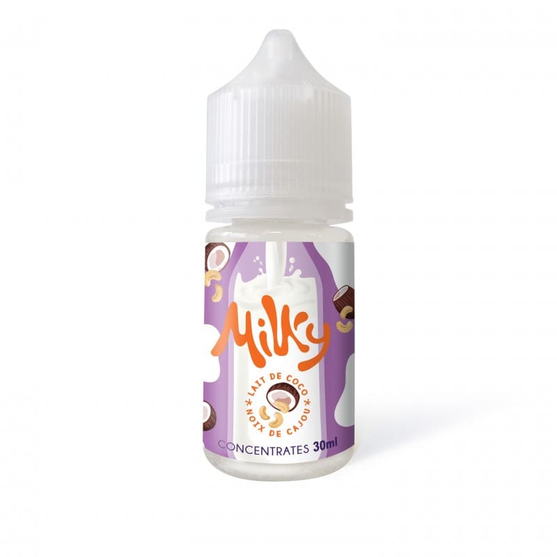 LE COQ QUI VAPE Milky Lait de Coco & Noix de Cajou - Arôme Concentré 30ml-VAPEVO