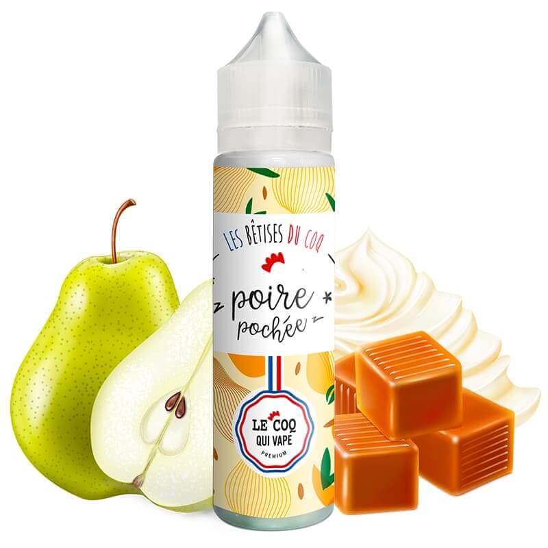 LE COQ QUI VAPE Poire Pochée - E-liquide 50ml-0 mg-VAPEVO