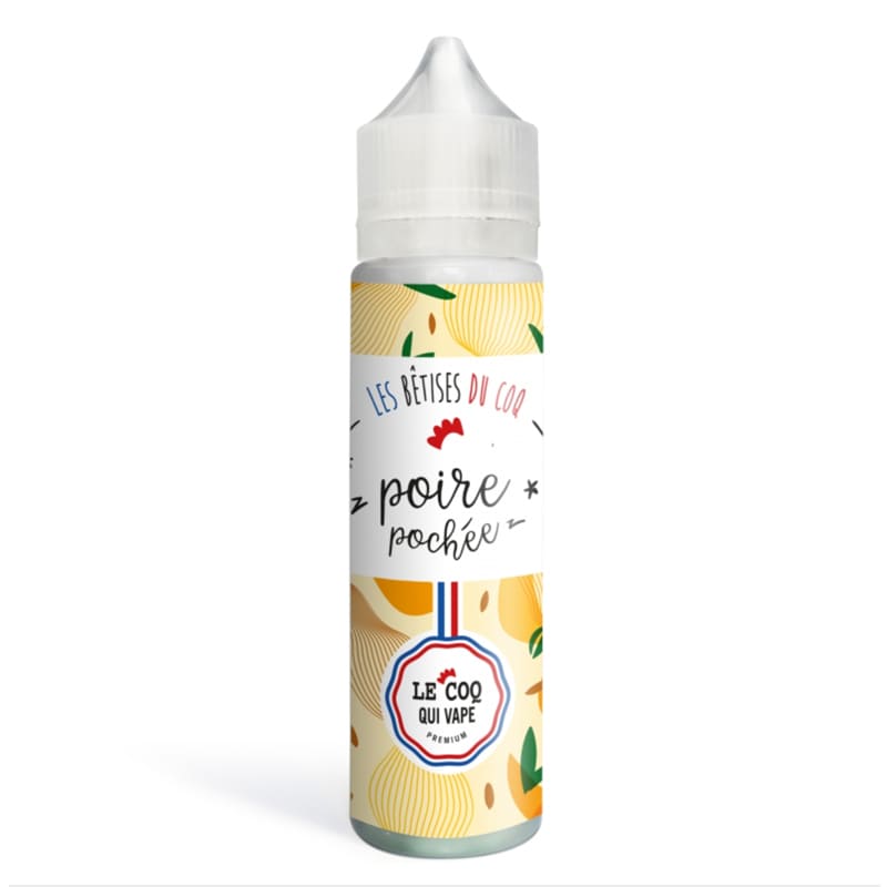 LE COQ QUI VAPE Poire Pochée - E-liquide 50ml-0 mg-VAPEVO