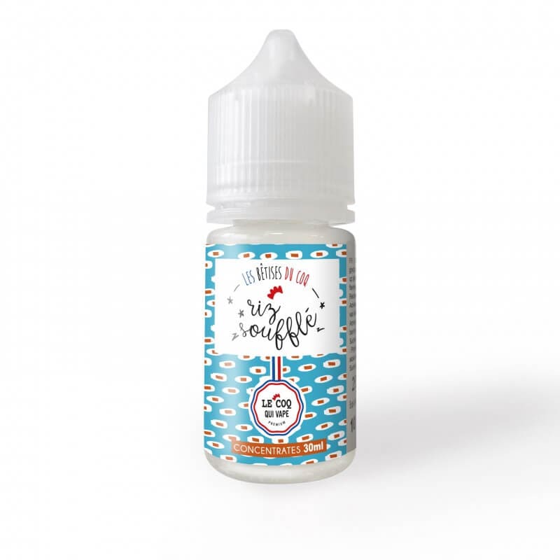 LE COQ QUI VAPE Riz Soufflé - Arôme Concentré 30ml-VAPEVO