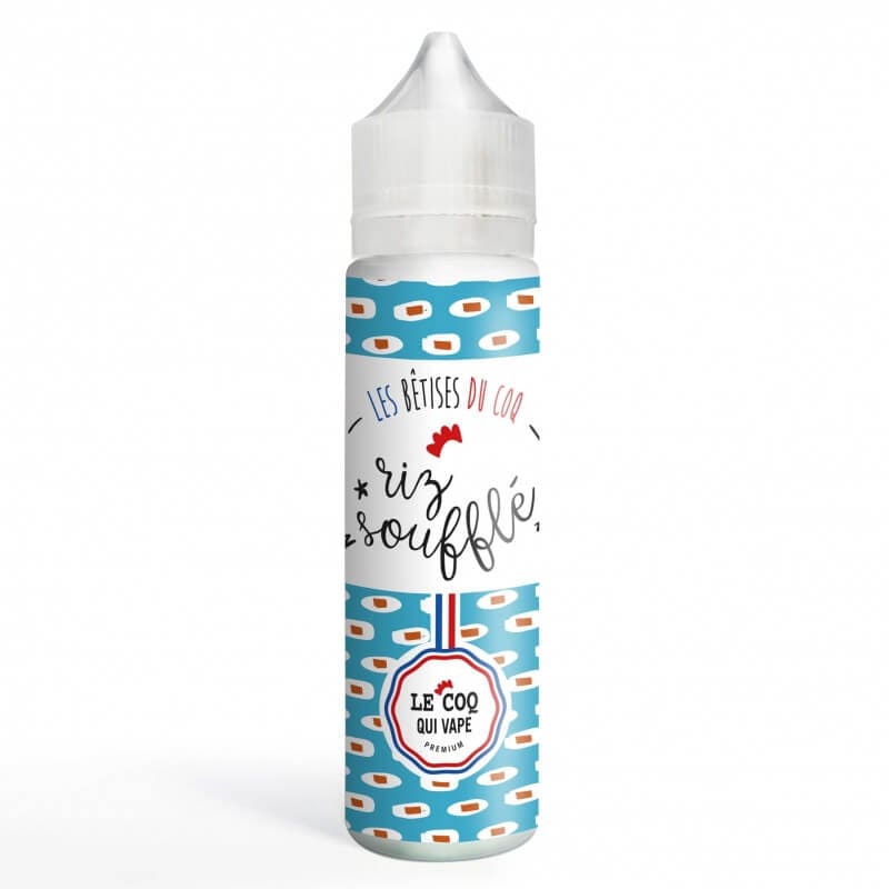 LE COQ QUI VAPE Riz Soufflé - E-liquide 50ml-0 mg-VAPEVO