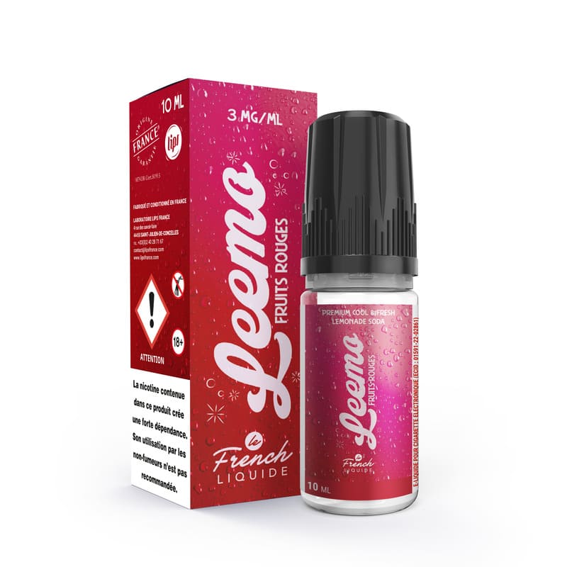 LE FRENCH LIQUIDE Leemo Fruits Rouges - E-liquide 10ml-3 mg-VAPEVO